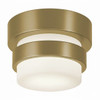 Afx Miami 5" LED Flush Mount Light Antique Brass 120-277v 27/30/35/40/50k