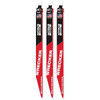 Milwaukee 12" Wrecker With Nitrus Carbide Blades, Package Of 3