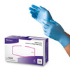 Tronex Blue Nitrile Pf Fingertip-Textured Exam Gloves Large Package Of 100