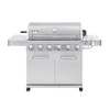 Monument Grills 6-Burner Propane Grill Stainless LED Ctrl Burners/Rotisserie Kit