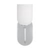 Generation Lighting Emile 12" 1-Light Chrome Wall Sconce With Bulb