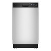 Whirlpool 18" Stainless Steel Dishwasher With Half Load Cycle Triple Spray Arms