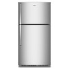 Whirlpool 32.8" W Top Freezer Refrigerator With Total Coverage Cooling Ss