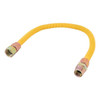 Eastman Yellow Coated Gas Supply Line 5/8-In OD 24-In-L 3/4-In FIP X 3/4-In Mip