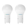 Viribright 9 Watt A19 LED Bulb, Gu24, Non-Dimmable, 4000k, Package Of 2