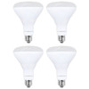Viribright 8.5 Watt Br30 LED Bulb, E26, Dimmable, 90 Cri, 4000k, Package Of 4