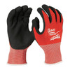 Milwaukee Cut Level 1 Nitrile Dipped Gloves Medium
