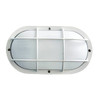 Liteco 4.25" X 10.5" Outdoor Wall Mount, E26 Socket, White With Frost Lens