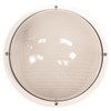Liteco 10.25" Outdoor Composite Fixture, E26 Socket, White With Frost Lens