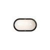 Liteco 4" X 10.5" Outdoor Wall Mount Fixture, E26, Black With Frost Lens