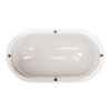 Liteco 4" X 10.5" Outdoor Wall Mount Fixture, E26, White With Frost Lens