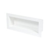 Bestcare Whitehall Ligature-Resistant Recessed Shelf, White 16.5w X 5.5h X 4.25d