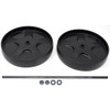 Rubbermaid Commercial 8" Wheel Kit With Axle And Hardware For Cleaning Cart