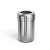 Simplehuman 30-Gal 115l All-Steel Bullet Open Can Brushed Heavy-Gauge Stainless