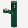 Murdock Contemporary Outdoor Pedestal Bottle Filler & Drinking Fountain Green