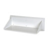 Bestcare Whitehall Ligature-Resistant Book Shelf, Front Mount, White