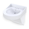 Bestcare Whitehall Ligature-Resistant ADA Basin, Corterra Ss, White, No Faucet