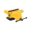 Dewalt 10" Swivel Base Bench Vise With Built-In Anvil And Pipe V-Jaws