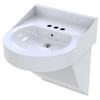 Bestcare Whitehall Bestcare Ligature-Resistant ADA Basin S/S White No Faucet