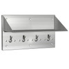 Acorn Engineering Company Front-Mounted Shelf, Four Auto-Release Hooks, Ss