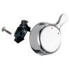 Delta Lever, Single Handle Temperature Control, Chrome, Delta #rp73642