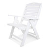 Polywood Nautical Folding Chair White