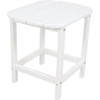 Polywood South Beach Side Table White