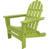 Polywood Classic Folding Adirondack In Lime
