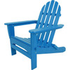 Polywood Classic Folding Adirondack In Pacific Blue