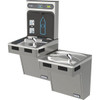 Halsey Taylor Bottle Filling Station And Bi-Level Cooler, Nonfiltered, 8gph