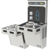 Halsey Taylor Bottle Filling Station/Bi-Level Reverse Cooler, Nonfiltered, Ss