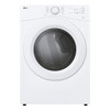 LG 7.4 cu. ft. Large Capacity Smart Front Load Vented Electric Dryer In White