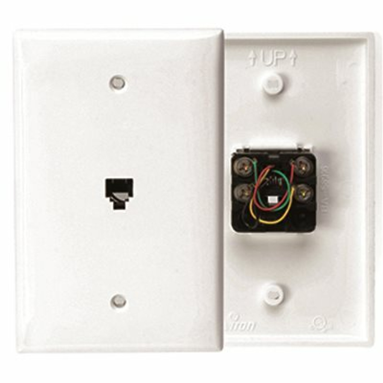 Leviton White 1-Gang Wall Plate