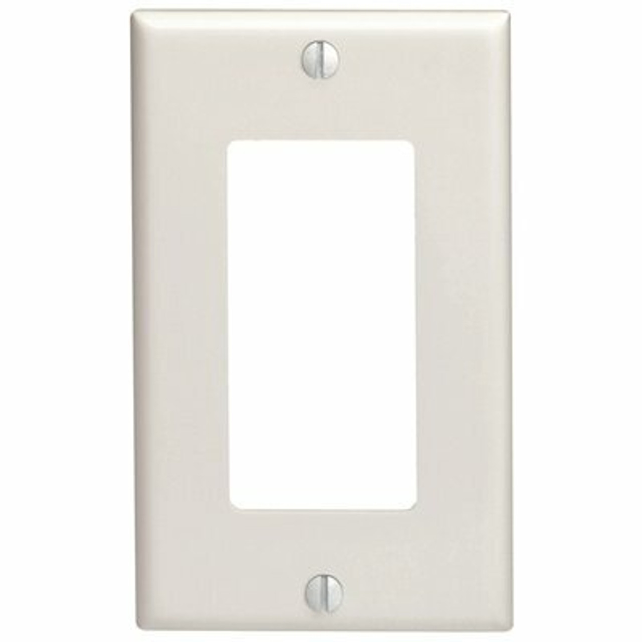 Leviton Decora 1-Gang Wall Plate White