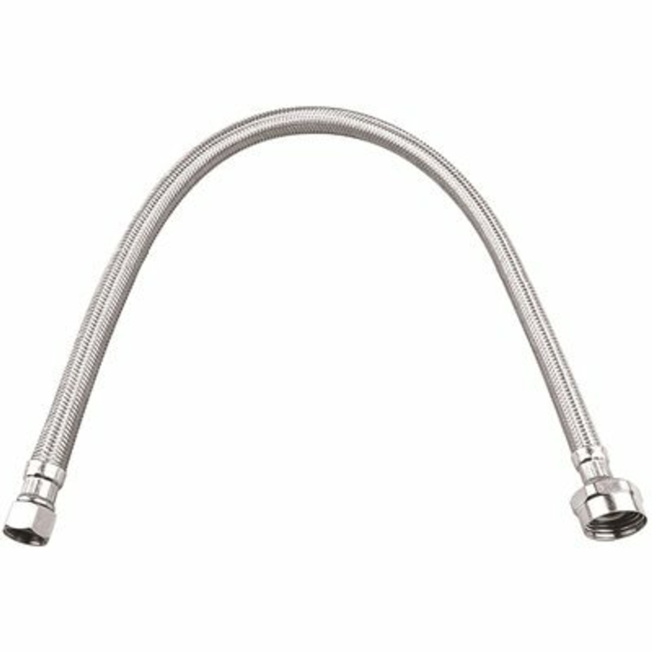 Durapro 3/8 In. Compression X 7/8 In. Metal Ballcock X 12 In. Braided Stainless Steel Toilet Connector