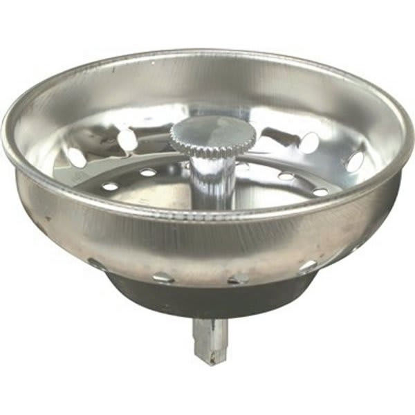 Proplus Sink Basket Strainer With Peg Post In Stainless Steel
