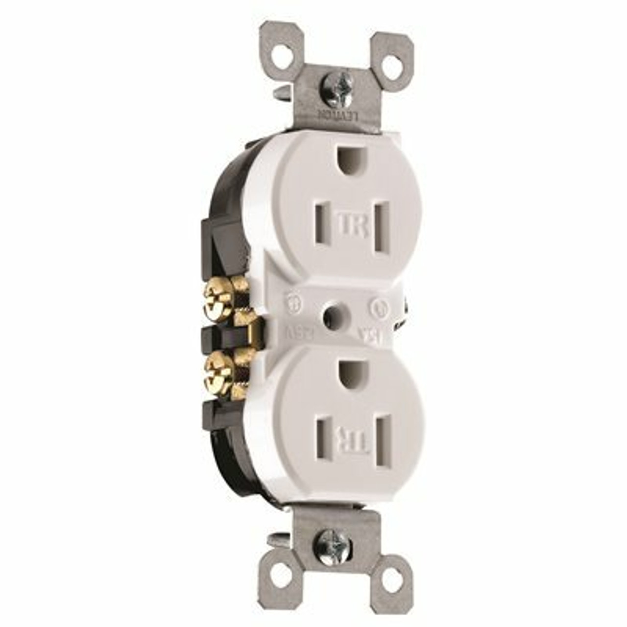 Leviton 15 Amp Tamper-Resistant Duplex Outlet White