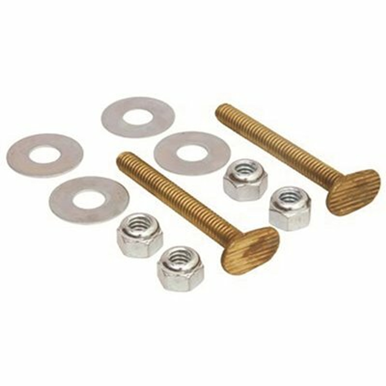 Proplus 5/16 In. X 2-1/4 In. Brass Snap-Off Toilet Flange Bolts