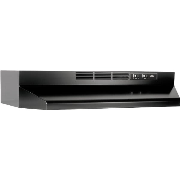Broan-Nutone 41000 Series 30" Ductless Under Cabinet Range Hood W/Light In Black