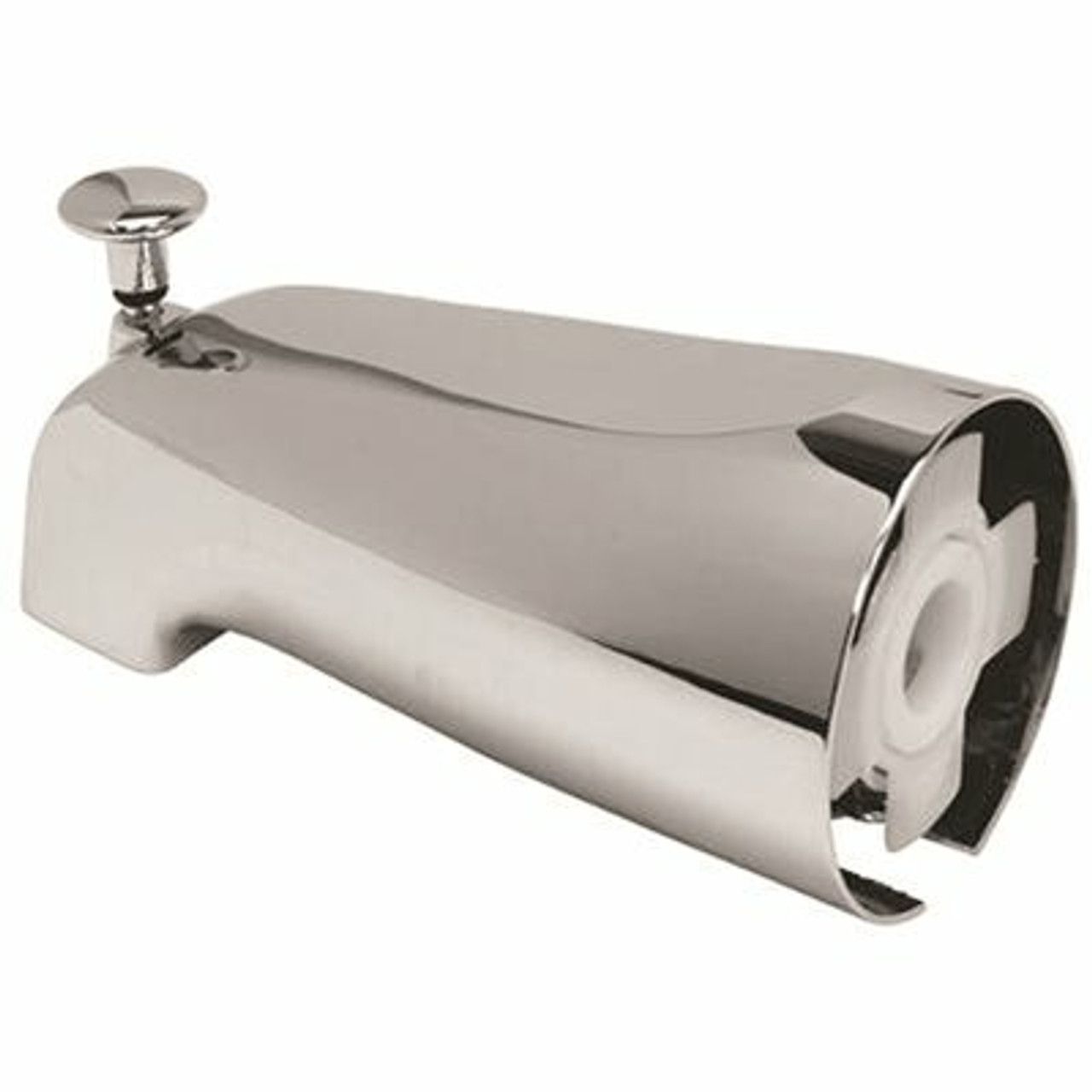 Proplus Bathtub Spout With Top Diverter And Adjustable Slide Connector In Chrome