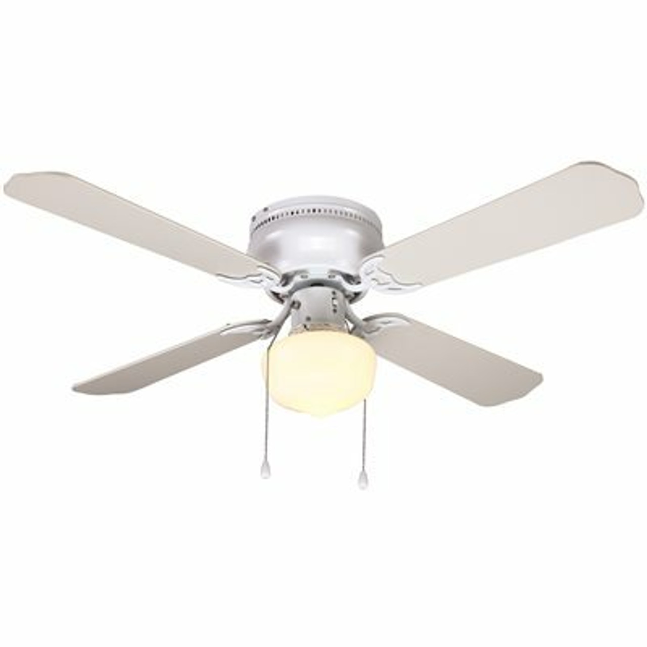 Littleton 42 In. Led Indoor White Ceiling Fan With Light Kit