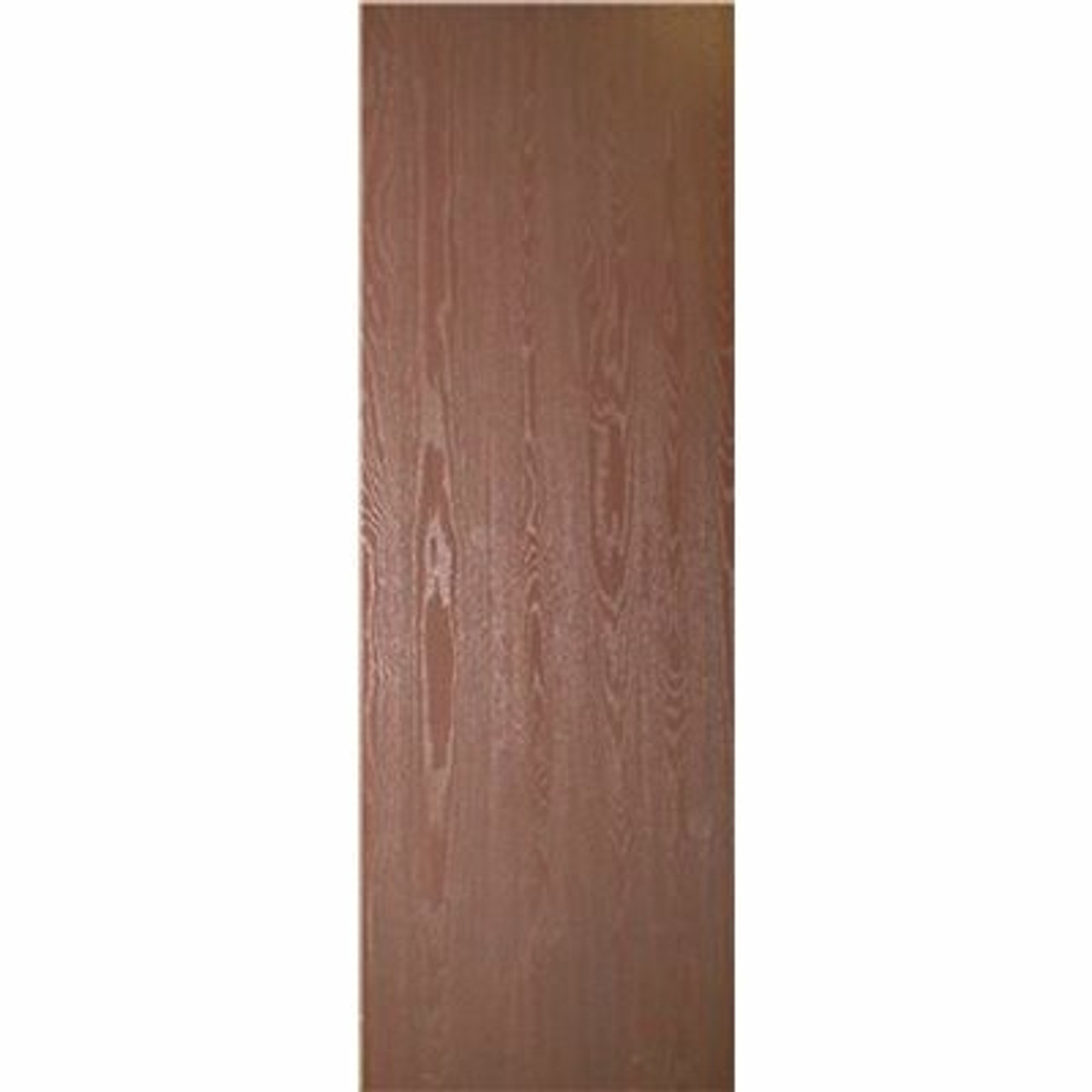 Masonite 30 In. X 80 In. Walnut Textured Flush Dark Wood Hollow Core Wood Interior Door Slab