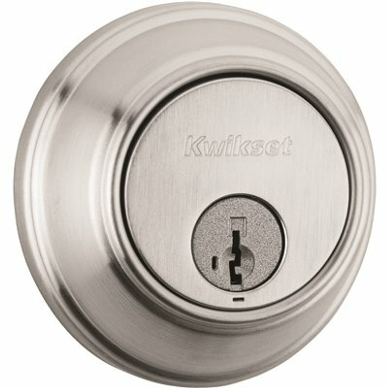 Kwikset 816 Series Satin Chrome Single Cylinder Key Control Deadbolt Featuring Smartkey Security