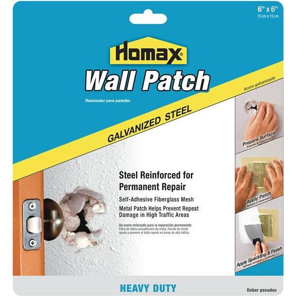 Homax 6" X 6", Heavy-Duty Drywall Wall Patch