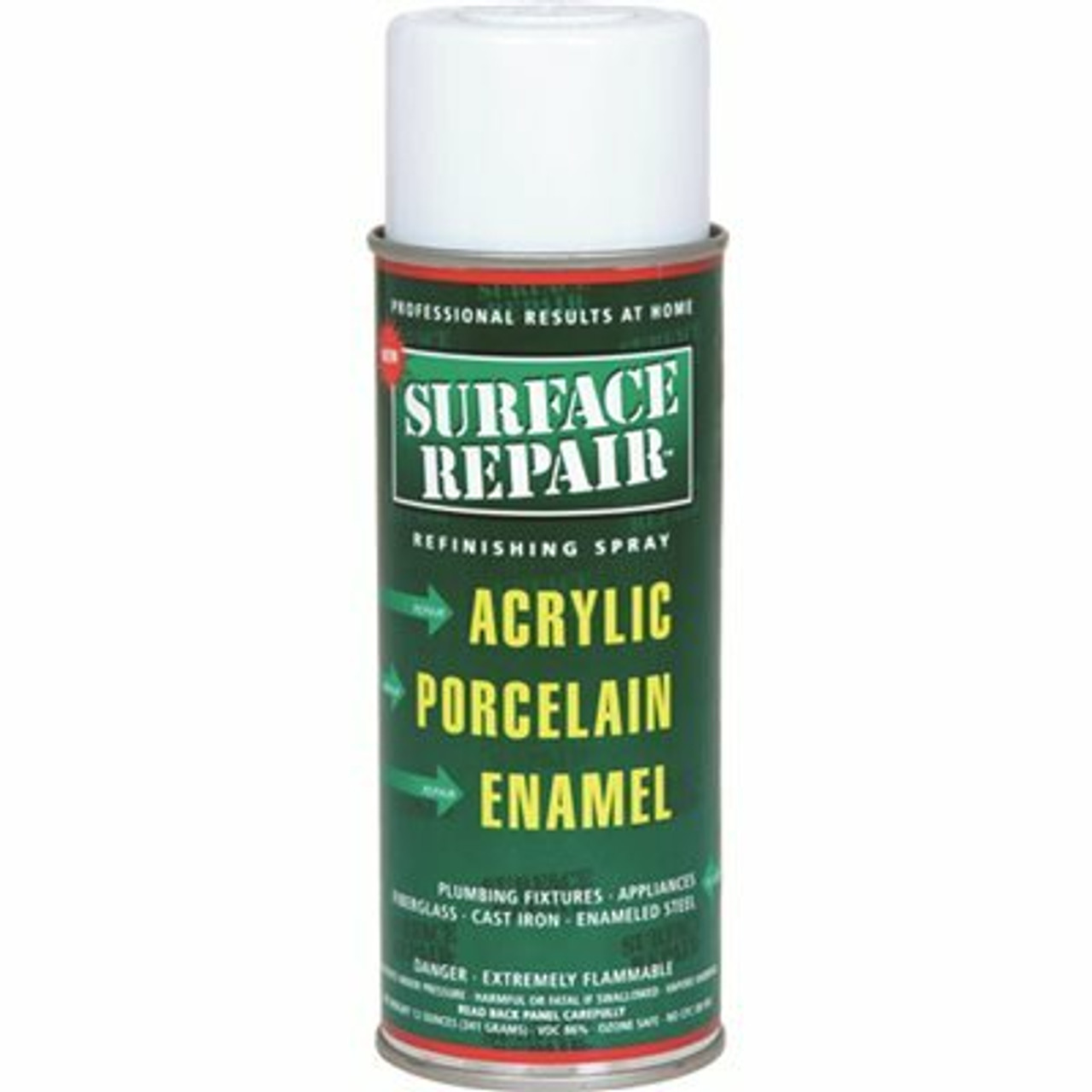 Multi-Tech Products Surface Repair Refinishing Spray- Plumbing Fixtures 12 Oz., White