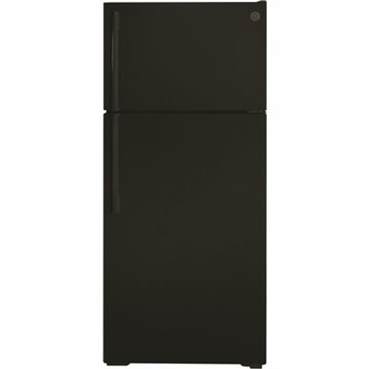 Ge 16.6 Cu. Ft. Top Freezer Refrigerator In Black, Energy Star