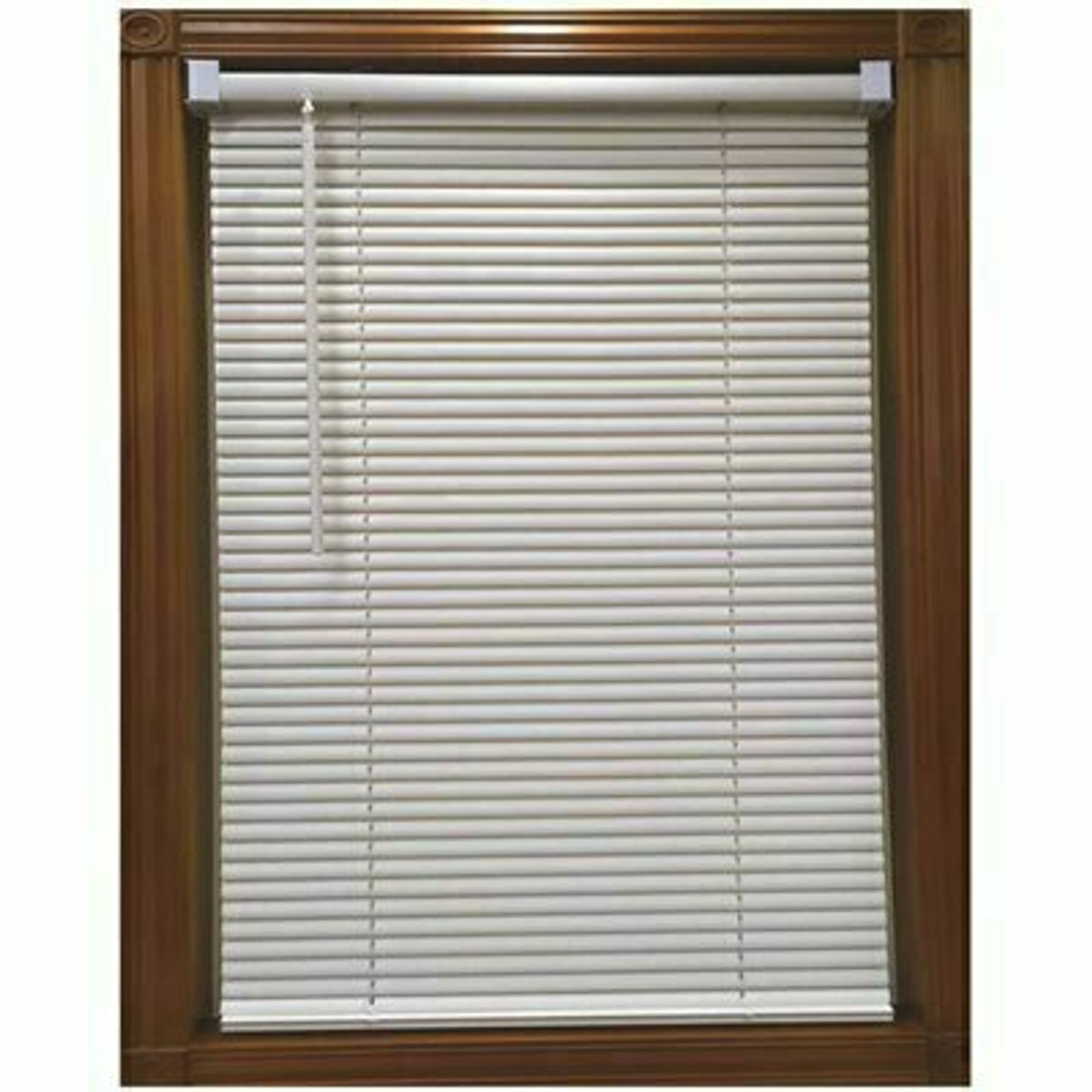 Designer's Touch Alabaster Cordless Light Filtering Vinyl Blind With 1 In. Slats 35 In. W X 36 In. L