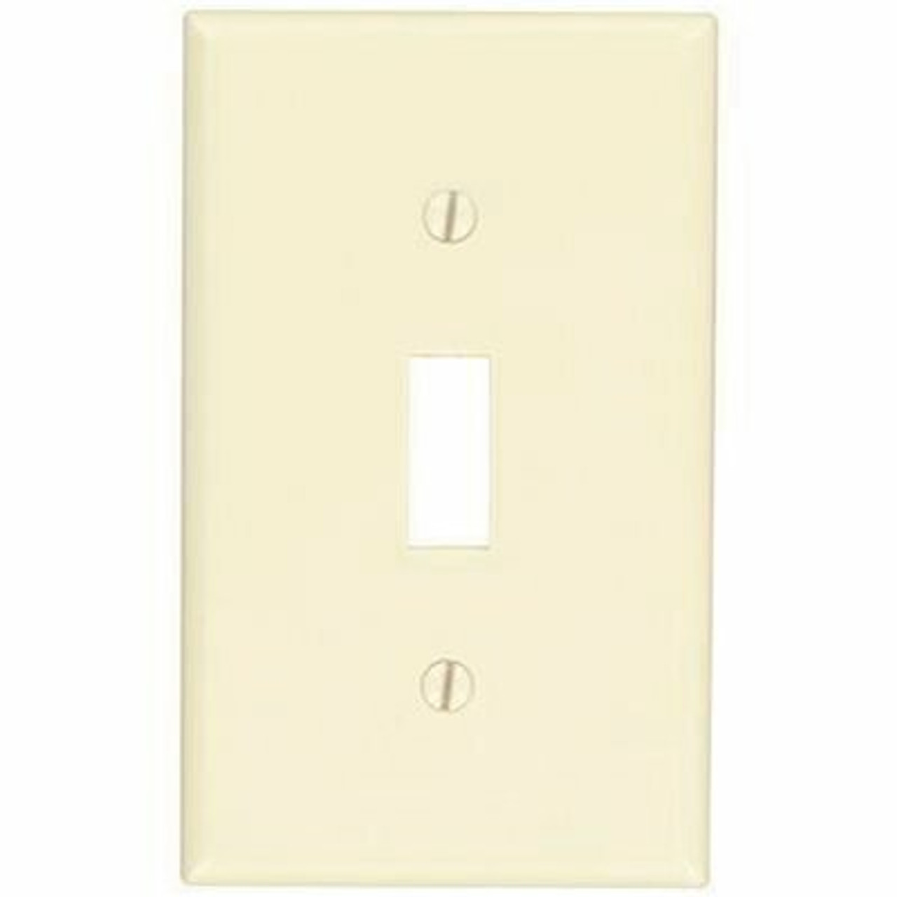 Leviton Light Almond 1-Gang Toggle Wall Plate (1-Pack)