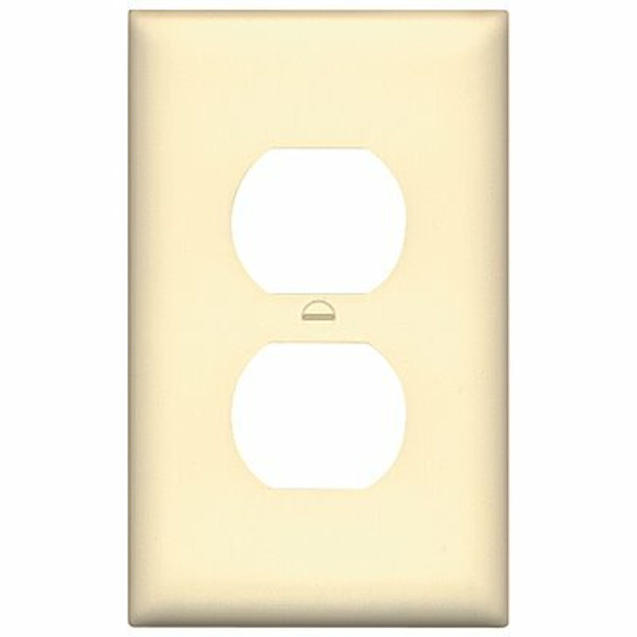 Leviton 1-Gang Duplex Midi Nylon Wall Plate Orange