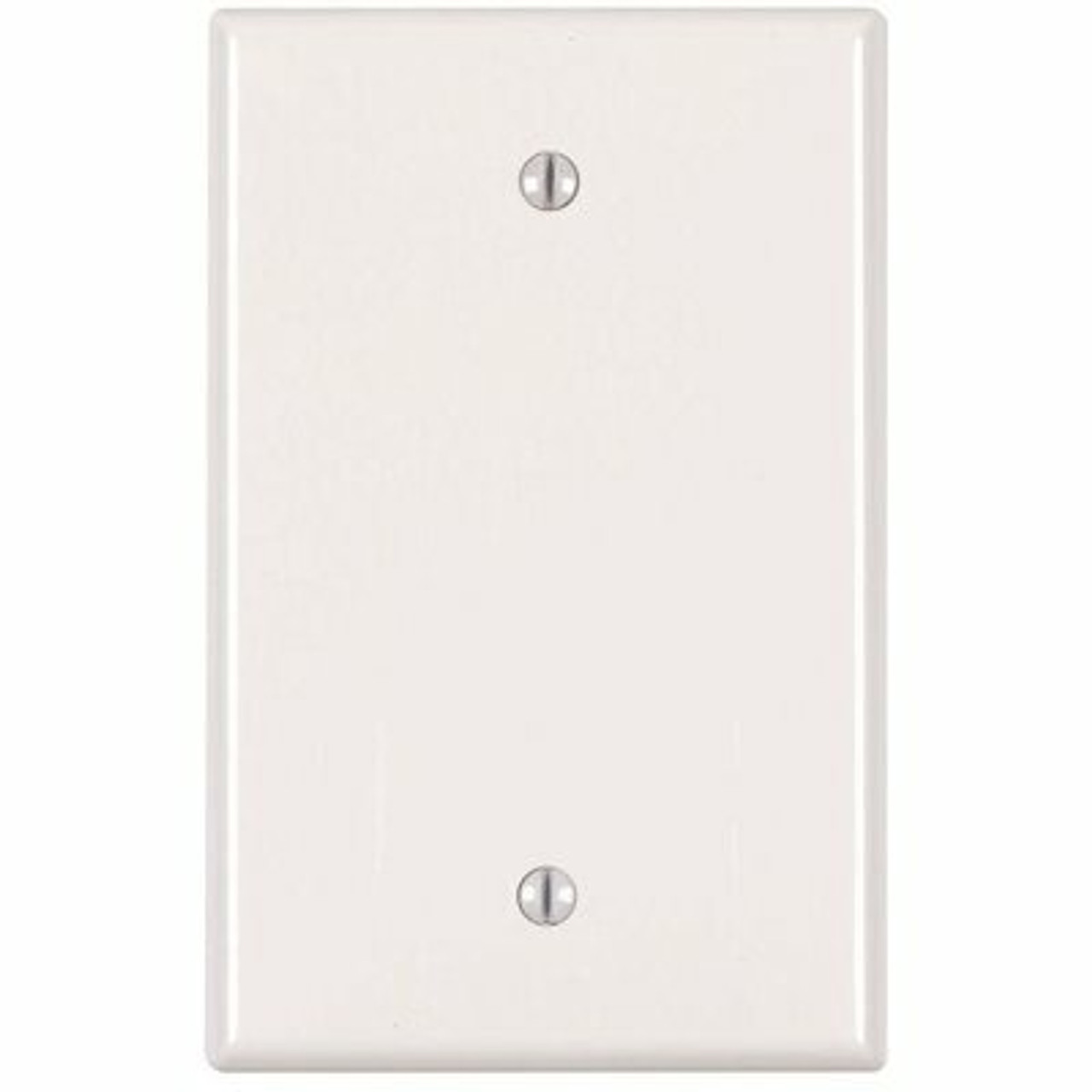 1-Gang Midway Blank Plate White